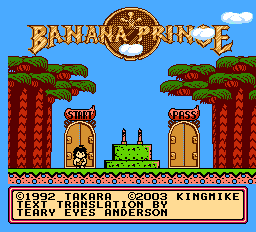 banana prince nes rom